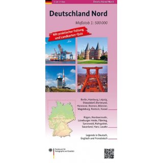 Deutschland Nord 1:500 000