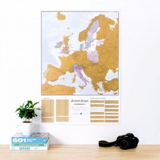 Rubbelkarte Europa 84,1x59,4cm