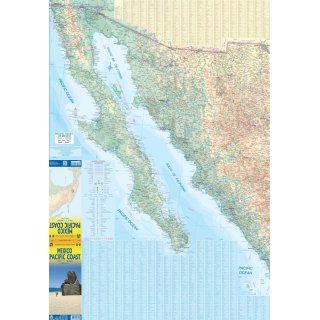 Mexico Pacific Coast 1:1.500.000