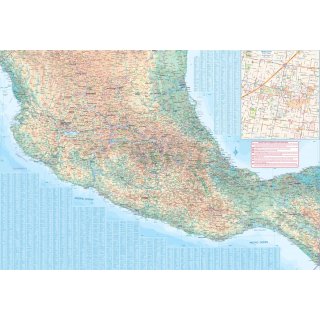 Mexico Pacific Coast 1:1.500.000