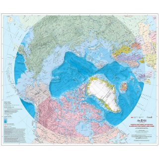 Arktis / Nordpol Karte