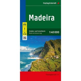 Madeira, Straen- und Freizeitkarte