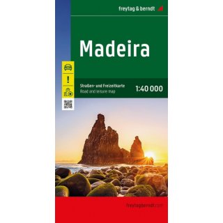 Madeira, Straen- und Freizeitkarte