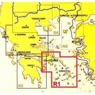 Kykladen - Argosaronische Inseln 1:200 000