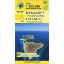 Kykladen - Argosaronische Inseln 1:200 000