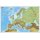 Europa, physisch Wandkarte Kleinformat