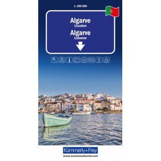 Straenkarte Algarve / Lissabon