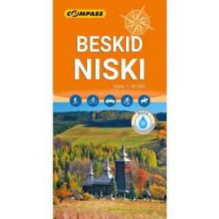 Beskid Niski Wanderkarte 1:50 000 laminiert