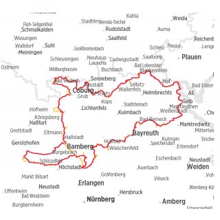 Oberfranken, Radrunde 1:75.000