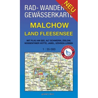 Malchow, Land Fleesensee 1:35.000