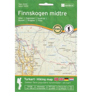 Finnskogen midtre 1:50.000
