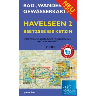 Havelseen 2 (Beetzsee, Ketzin)  1:35.000