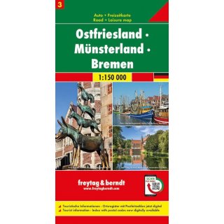 Ostfriesland - Mnsterland 1:150 000