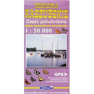 Kaschubische Seen - S&uuml;dteil 1:50 000