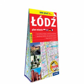 Lodz Stadtplan 1: 22 000