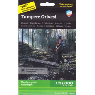 Tampere Orivesi 1:25.000