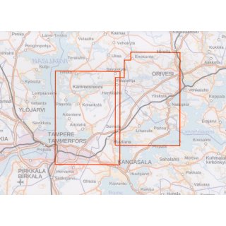 Tampere Orivesi 1:25.000