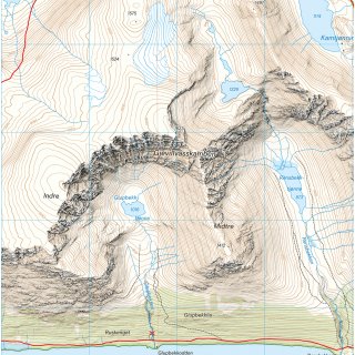 Trollheimen: Snota & Trekanten 1:25.000