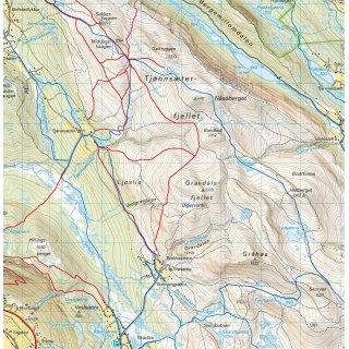 Ringebu & Venabygdsfjellet 1:50.000