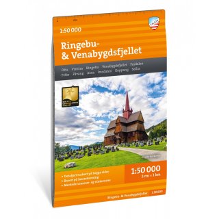 Ringebu & Venabygdsfjellet 1:50.000