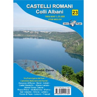 23 Castelli Romani, Colli Albani 1:25.000