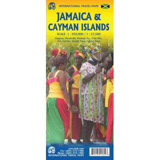 Jamaica & Cayman Islands 1:250.000/1:37.500