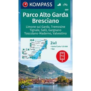 WK  689 Parco Alto Garda Bresciano 1:25.000