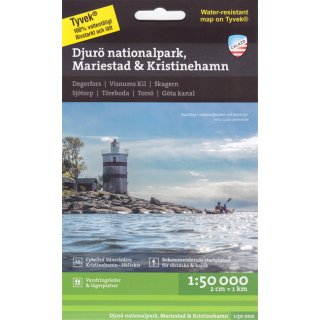 Djur nationalpark, Mariestad & Kristinehamn 1:50.000