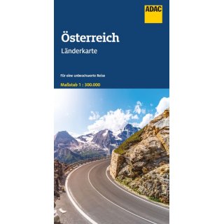 ADAC L&auml;nderkarte &Ouml;sterreich 1:300.000