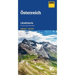 ADAC Länderkarte Österreich 1:300.000