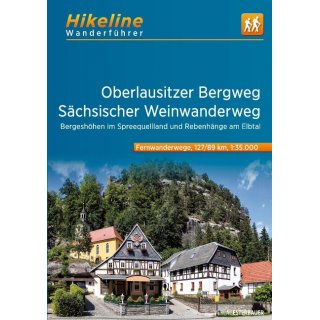 Wanderfhrer Oberlausitzer Bergweg . Schsischer Weinwanderweg