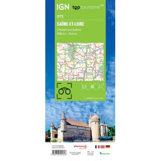 D71 Sane-et-Loire 1:100.000
