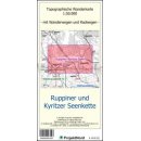 Ruppiner und Kyritzer Seenkette 1:50 000