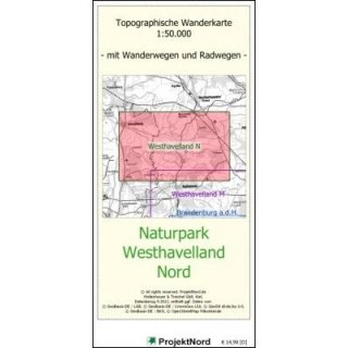 Naturpark Westhavelland, Nord  1 : 50 000