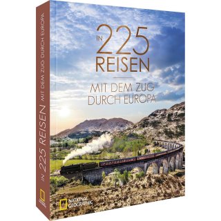 In 225 Reisen mit dem Zug durch Europa