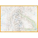 Kungsleden 1: Kebnekaise, Abisko och Riksgr&auml;nsen 1:50.000