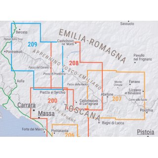 Appennino Tosco-Emiliano (209) 1:25.000