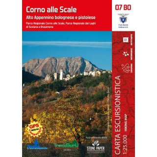 Corno alle Scale - Alto Appennino bolognese e pistoiese 1:25.000