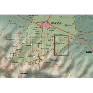 Medio e Basso Appennino Imolese 1:25.000