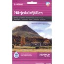 H&auml;rjedalsfj&auml;llen 1:100.000