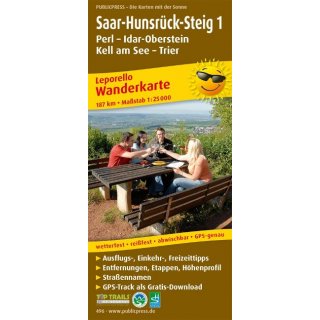Saar-Hunsrck-Steig 1, Perl - Idar-Oberstein, Kell am See - Trier