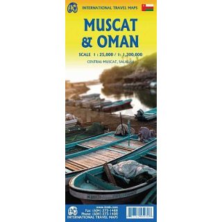 Maskat & Oman 1:25.000 / 1:1.3 Mio