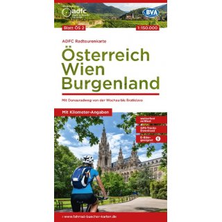 sterreich Wien Burgenland 1:150:000