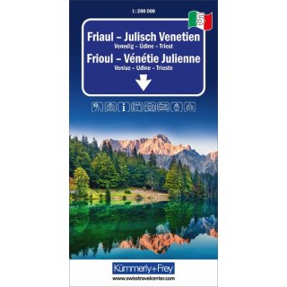 Friaul - Julisch Venetien, Nr. 05, Regionalstrassenkarte 1:200000