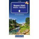 Bayern (S&uuml;d) Nr. 8 Regionalkarte Deutschland 1:275 000