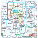 UK 50- 4   Naturpark Frankenwald, westl. Teil 1:50.000