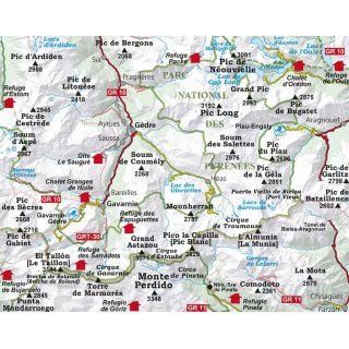Parc National des Pyrnes (Est) - Nouvielle Gavarnie 1:30.000