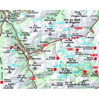 Parc National des Pyrnes (Est) - Nouvielle Gavarnie 1:30.000