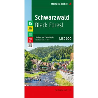 Schwarzwald, Straen- und Freizeitkarte 1:150.000