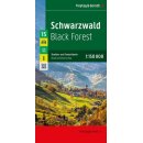Schwarzwald, Straßen- und Freizeitkarte 1:150.000